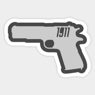 1911 sidearm Sticker